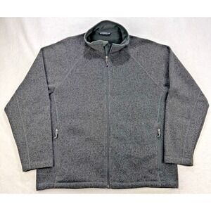 West Marine Seaside Sweater Jacket Men 2XL Olive Green‎ Better Full Zip Shacket